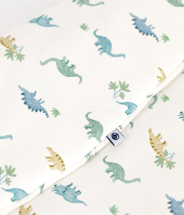 Sacco nanna neonato in cotone con dinosauri TOG 2 bianco/multicolore