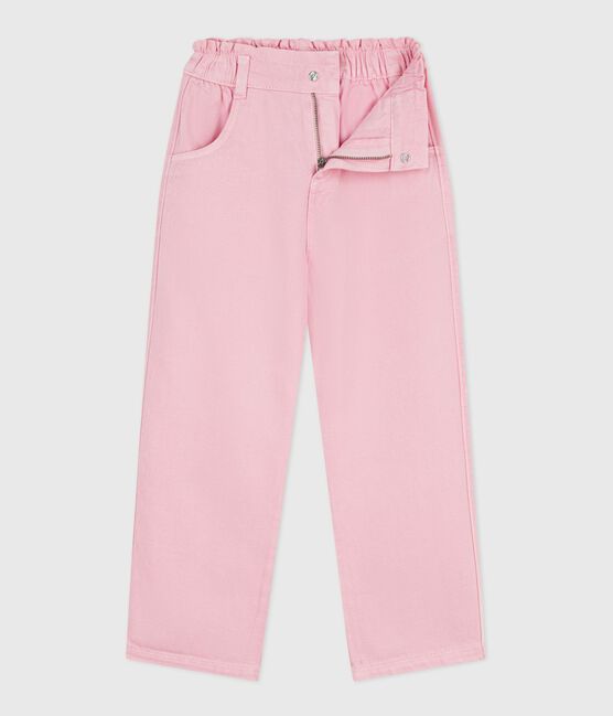 Pantaloni in cotone bambino rosa MARQUISE