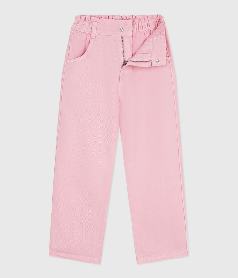 Pantaloni in cotone bambino rosa