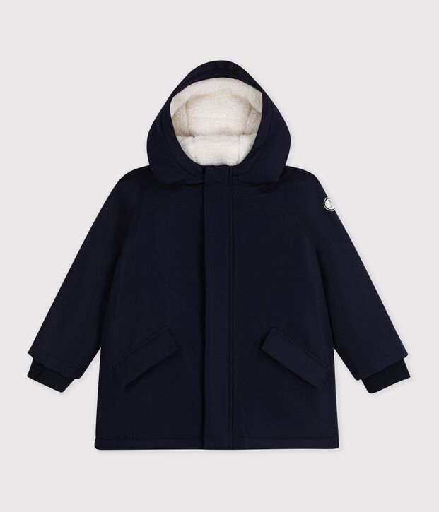 Parka bambino lunghezza media tinta unita SMOKING
