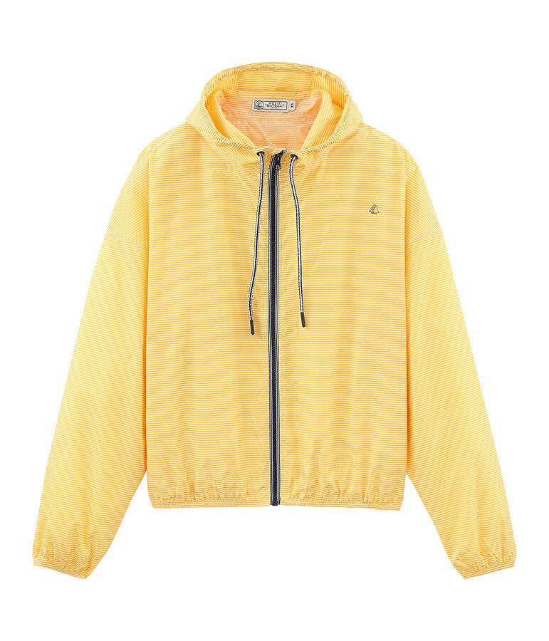 Giacchetta corto unisex giallo/bianco