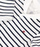 Pigiama in tubique neonato bianco MARSHMALLOW/blu SMOKING
