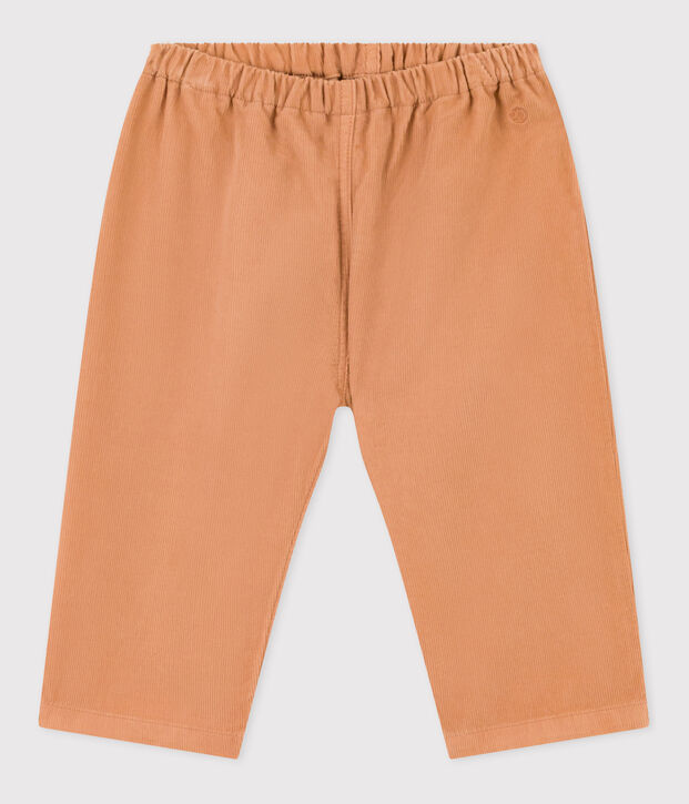 Pantaloni di velluto a costine sottili per beb&egrave; rosa