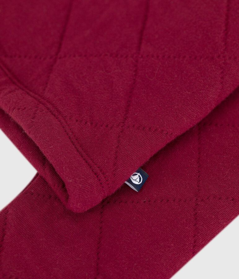 Cardigan in cotone tinta unita bambino rosso