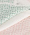 Set da 3 body incrociati a maniche corte in cotone con stampa neonato variante 2