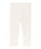 Legging corto bambina bianco MARSHMALLOW
