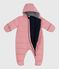 Tutina imbottita in poliestere neonato rosa CHARME