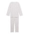 Pyjama fille imprimé petites fleurs blu BOCAL/bianco MULTICO