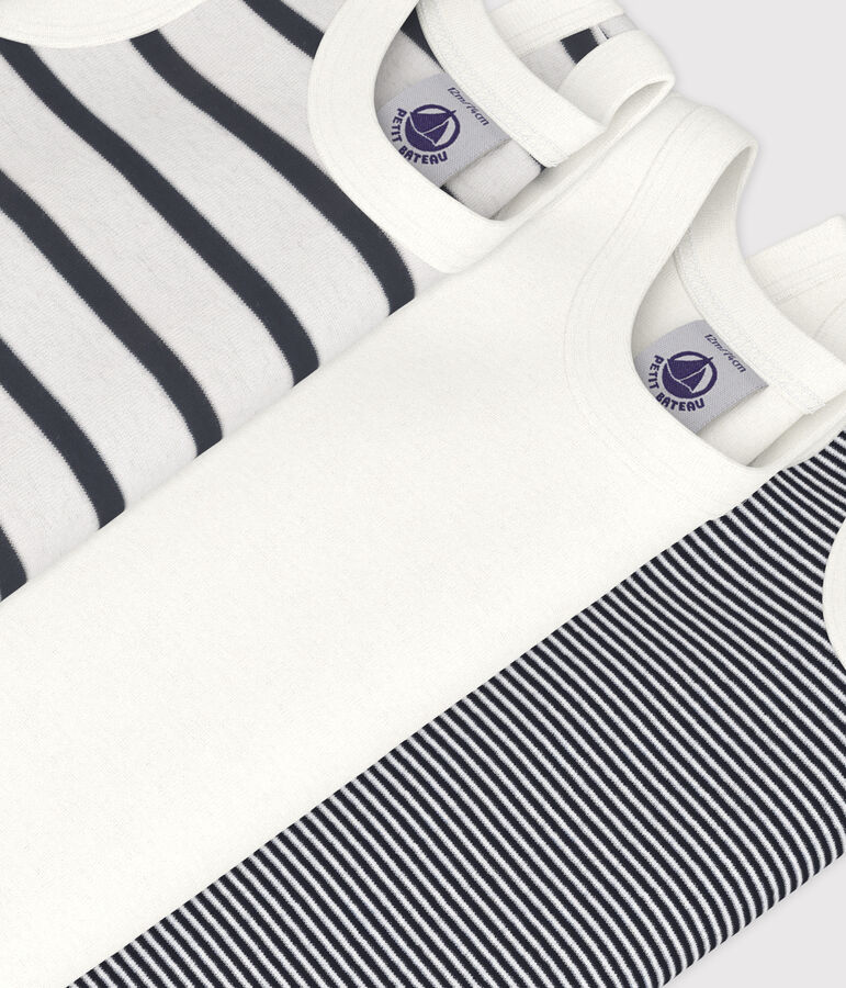 Confezione da 3 body senza maniche beb&egrave; multicolore