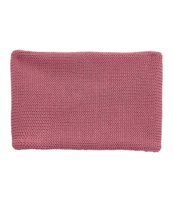 Copricollo in misto lana foderato rosa CHEEK
