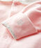 Tutina pigiama rosa con colletto bebè in ciniglia di cotone biologico rosa FLEUR