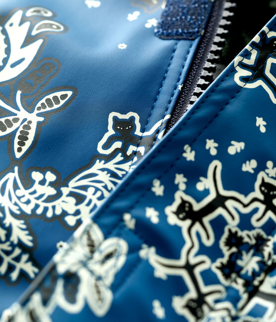 CERATA ICONICA BEBÈ IN MATERIALE RICICLATO blu BRASIER/bianco MULTICO