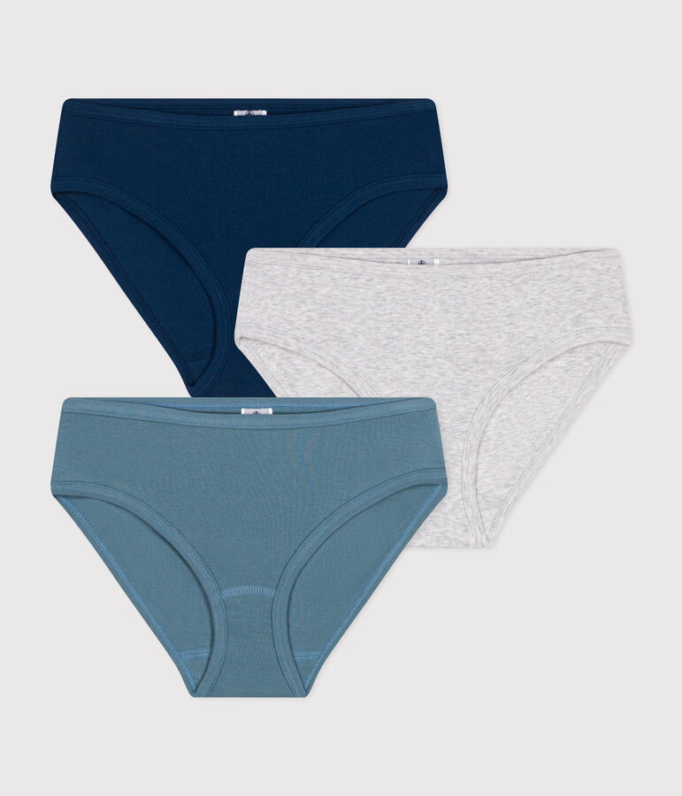 Confezione da 3 slip donna in cotone multicolore