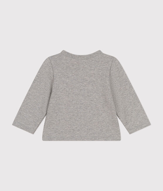 Cardigan in tessuto felpato per bebè grigio CHATON CHINE