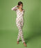 Cardigan scaldacuore in cotone Donna bianco MARSHMALLOW/rosso TERKUIT