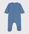 Pigiama bebè in cotone blu BEACH/ MARSHMALLOW