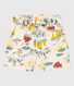 Shorts bambina in popeline stampato