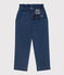 Pantaloni dritti in denim leggero bambina blu DENIM