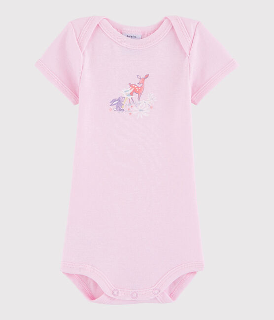 Body a manica corta bebè unisex rosa DOLL