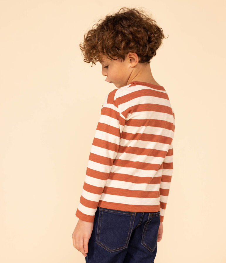 T-shirt a maniche lunghe in cotone bambino FAMEUX/ AVALANCHE