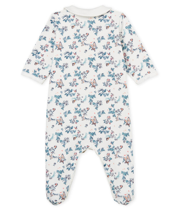 Tutina pigiama bambina bianco/multicolore
