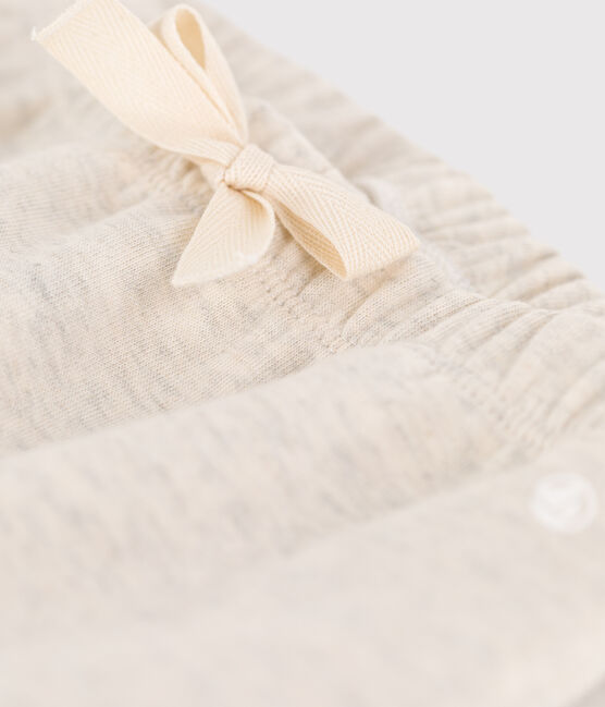 Pantaloni in jersey spesso per neonati beige MONTELIMAR CHINE