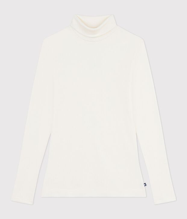 Dolcevita iconico in misto lana e cotone donna MILK