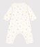 Bodyjama senza piedini in cotone con stampa a fiori neonato bianco MARSHMALLOW/bianco MULTICO
