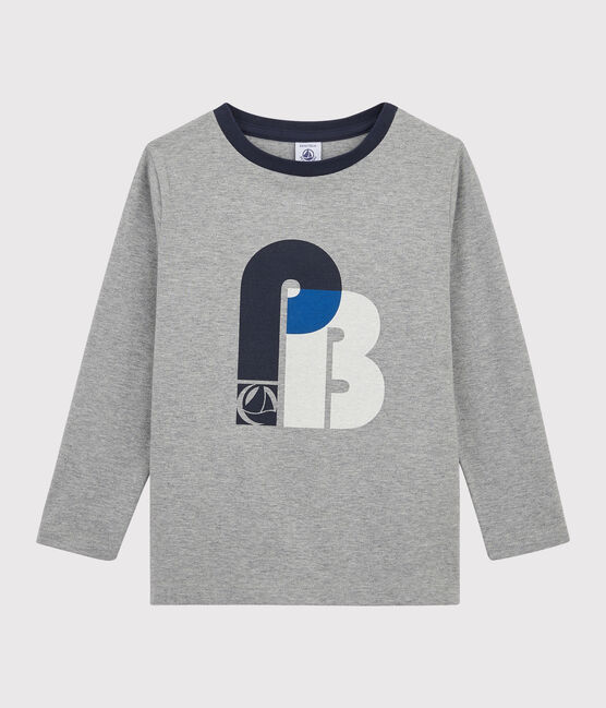 T-shirt serigrafata bambino grigio SUBWAY CHINE
