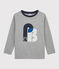 T-shirt serigrafata bambino grigio SUBWAY CHINE