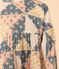 Blusa in garza di cotone bambina rosa SALINE/bianco MULTICO