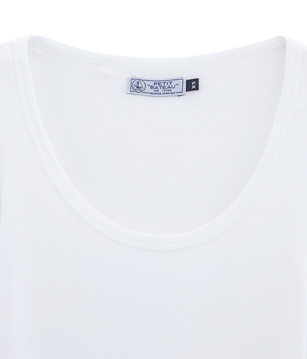 T-shirt maniche 3/4 donna bianco