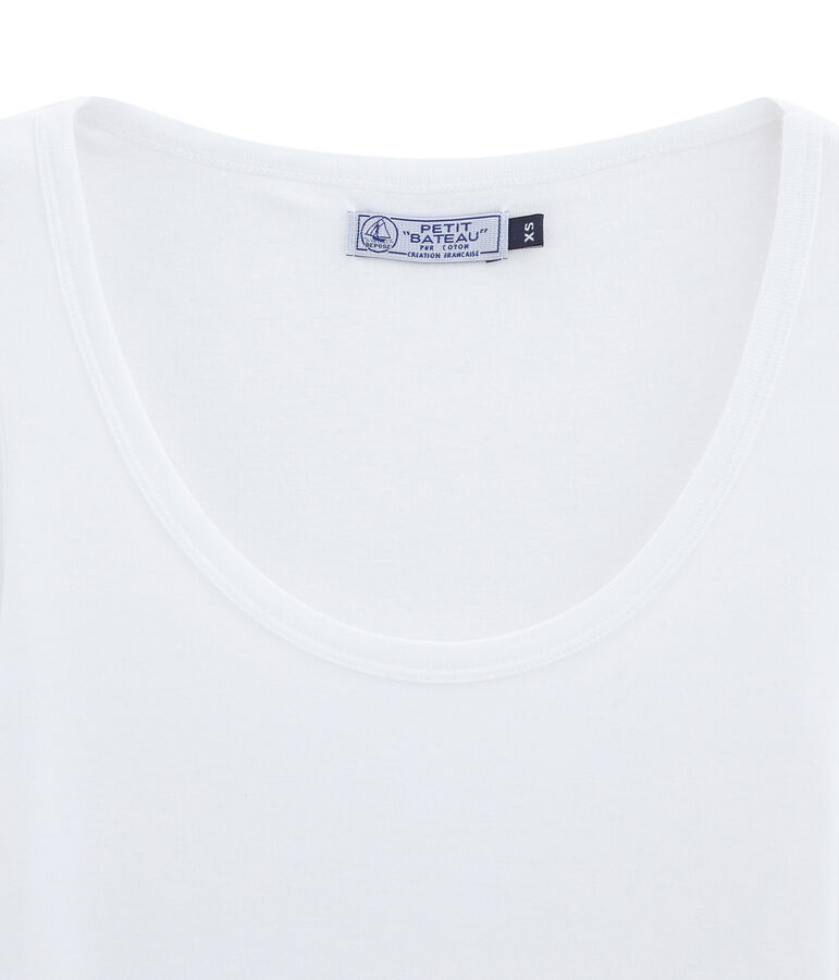 T-shirt maniche 3/4 donna bianco