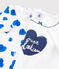 Confezione da 2 t-shirt manica corta cuori bambina variante 1