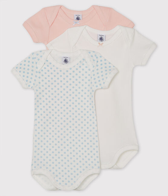 Confezione da 3 body manica corta bebè femmina variante 1