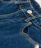 Jeans eco-sostenibili in cotone Donna blu BLEU DELAVE