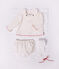 Confezione regalo composta da blusa, bloomer e collant neonata multicolore
