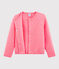 Cardigan bambina rosa CUPCAKE