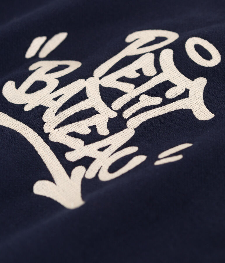 Felpa in molleton Donna blu