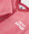 Tutina pigiama neonato in ciniglia rosa PAPI