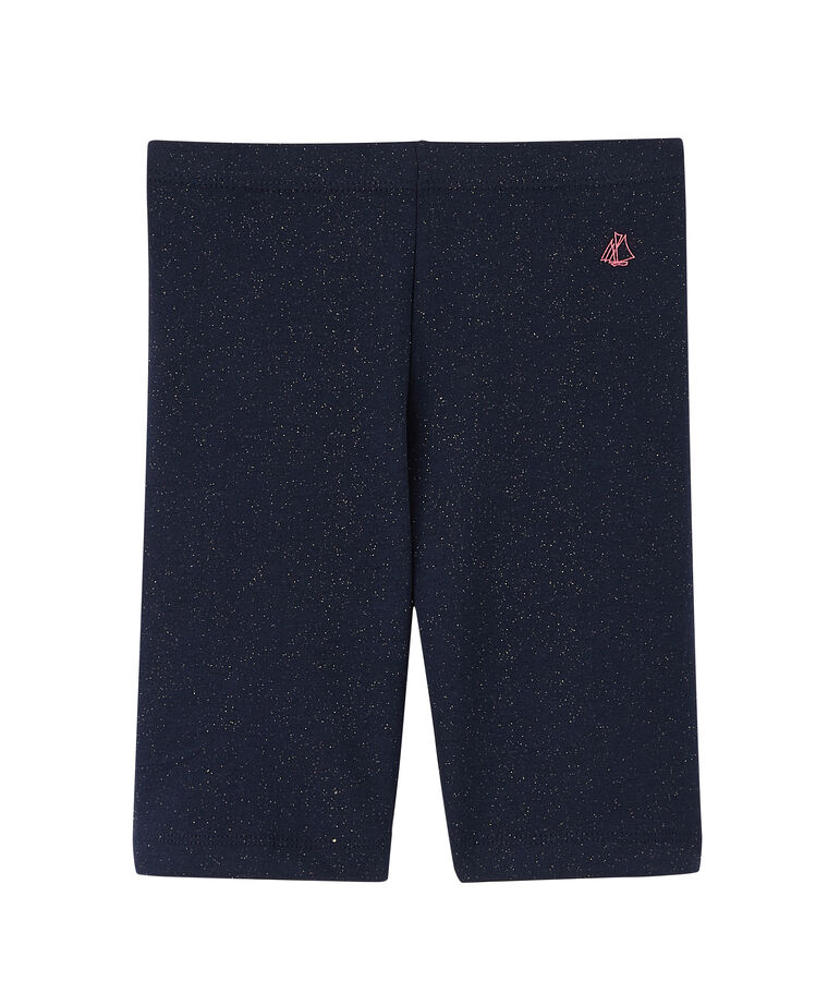 Legging bambina blu/giallo