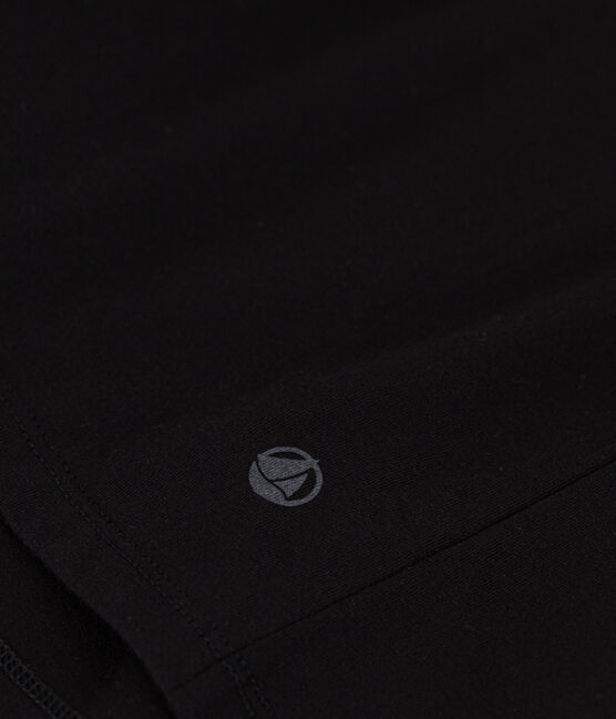 T-shirt LE DROIT scollo a V in cotone Donna nero NOIR