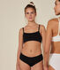 Brassière donna in cotone elastam tinta unita