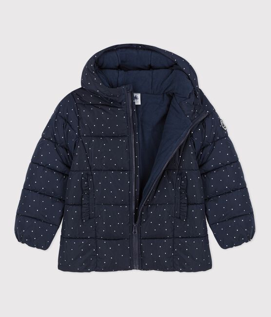 Piumino bambina blu SMOKING/ ARGENT