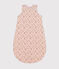 Sacco nanna in velluto neonato TOG 3 rosa SALINE/bianco MULTICO