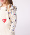 T-shirt a maniche lunghe in cotone con stampa bambina MILK/ MULTICO