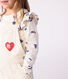 T-shirt a maniche lunghe in cotone con stampa bambina