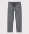 Pantalone bambino in denim taglio regular grigio