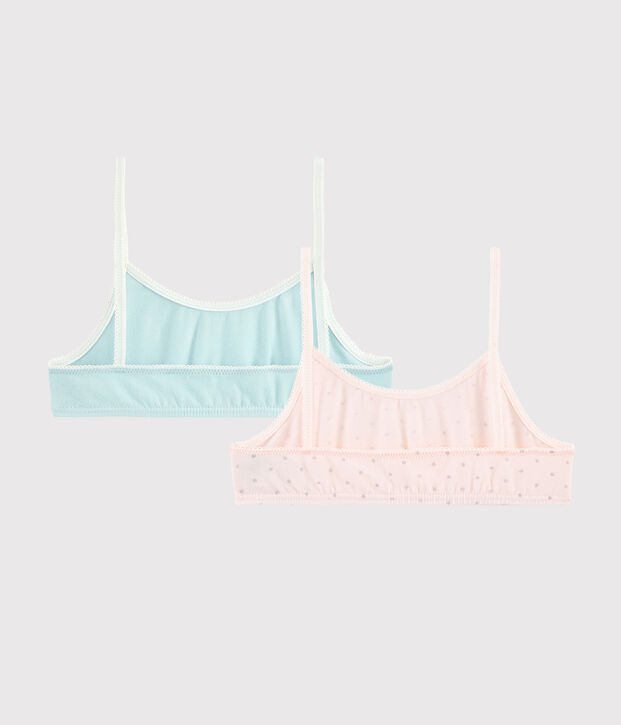 Confezione da 2 brassi&egrave;re glitterate bambina multicolore
