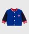 Teddy in cotone bicolore neonato blu OLYMPIC/ SOIR